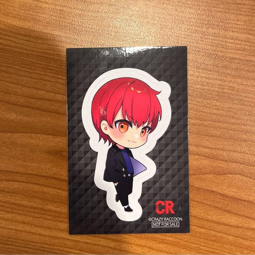 CrazyRaccoon CR Cptグッズ トレカ、コースター、ステッカー CrazyRaccoon CR Cptグッズ トレカ、コースター、ステッカー